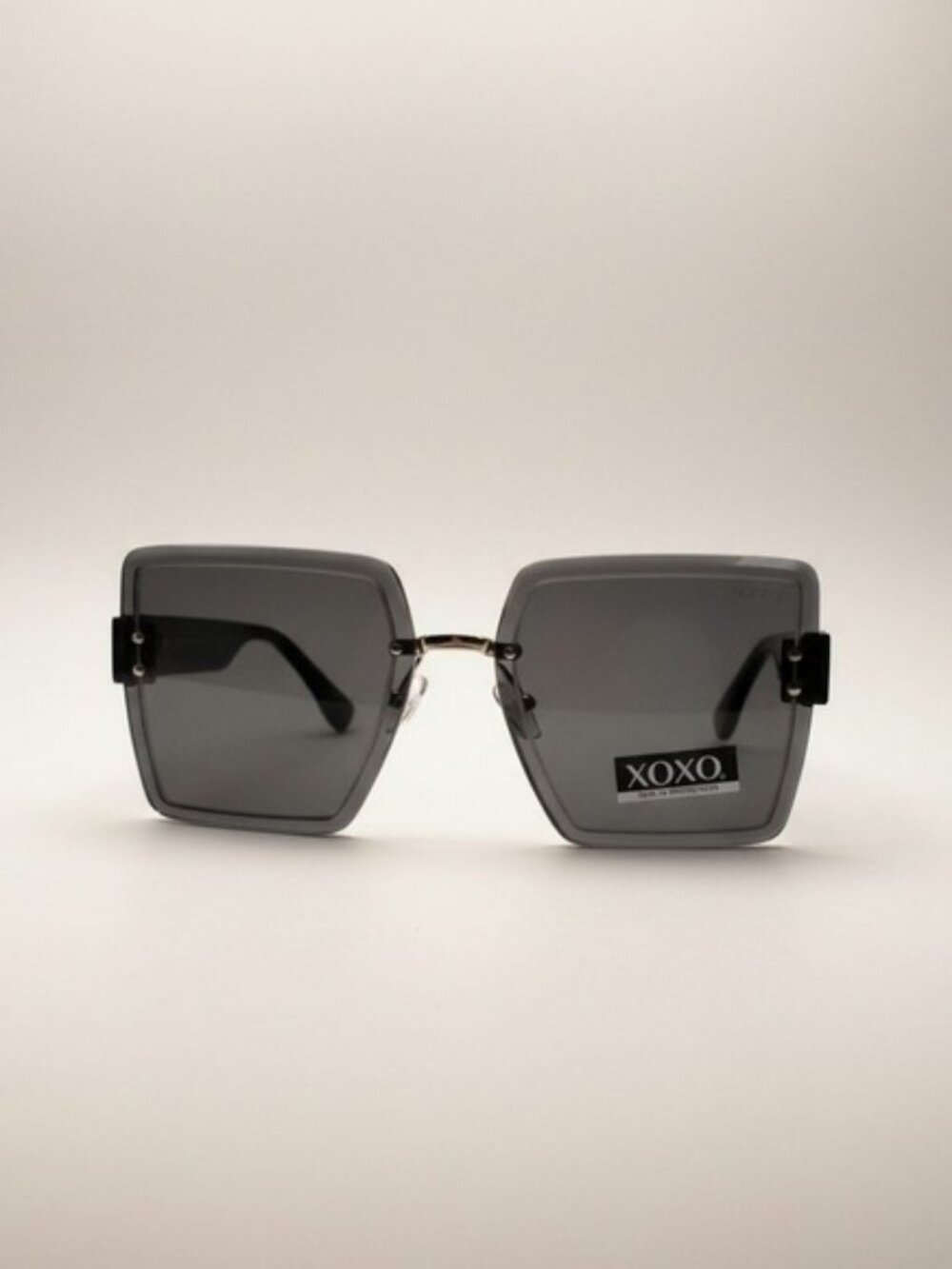 XOXO Square Oversized Black Sunglasses NWT